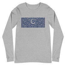 Load image into Gallery viewer, Paisley in Navy Long Sleeve &quot;Our CommuniTee&quot;
