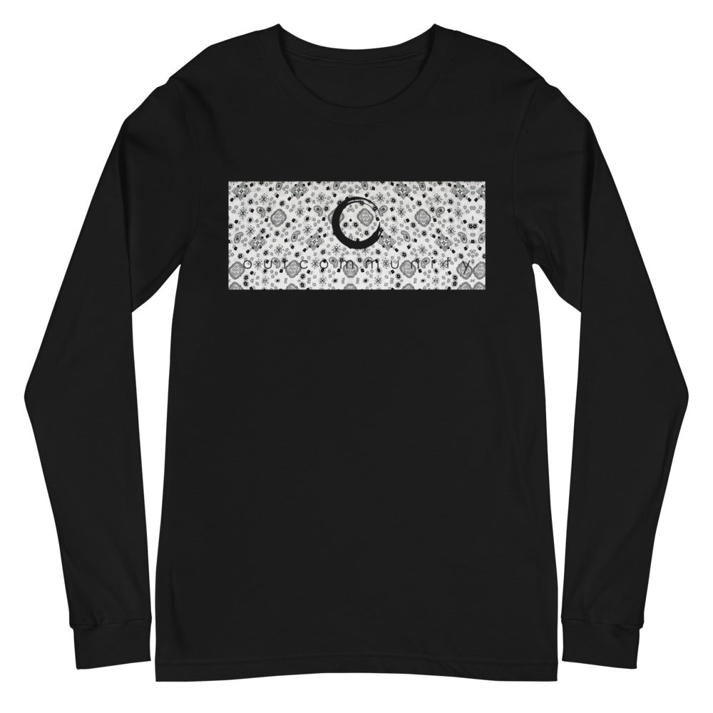 Paisley in White Long Sleeve 
